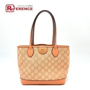 Gucci GG Canvas Ophidia Shoulder Tote Bag Pink